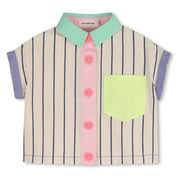 BILLIEBLUSH - Blouse & Short Set - Stripe