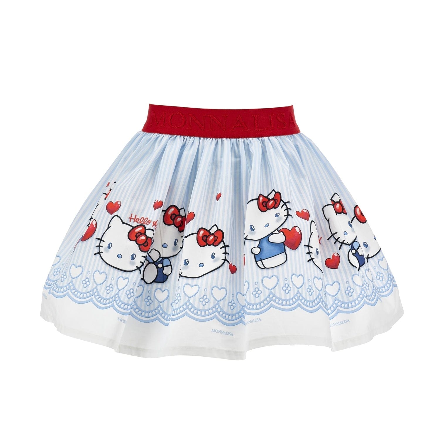 MONNALISA - Hello Kitty Skirt Set - Blue