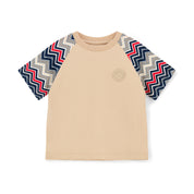 MITCH & SON - Chic Chevron JNR Paxton Soft Set - Stone Beige