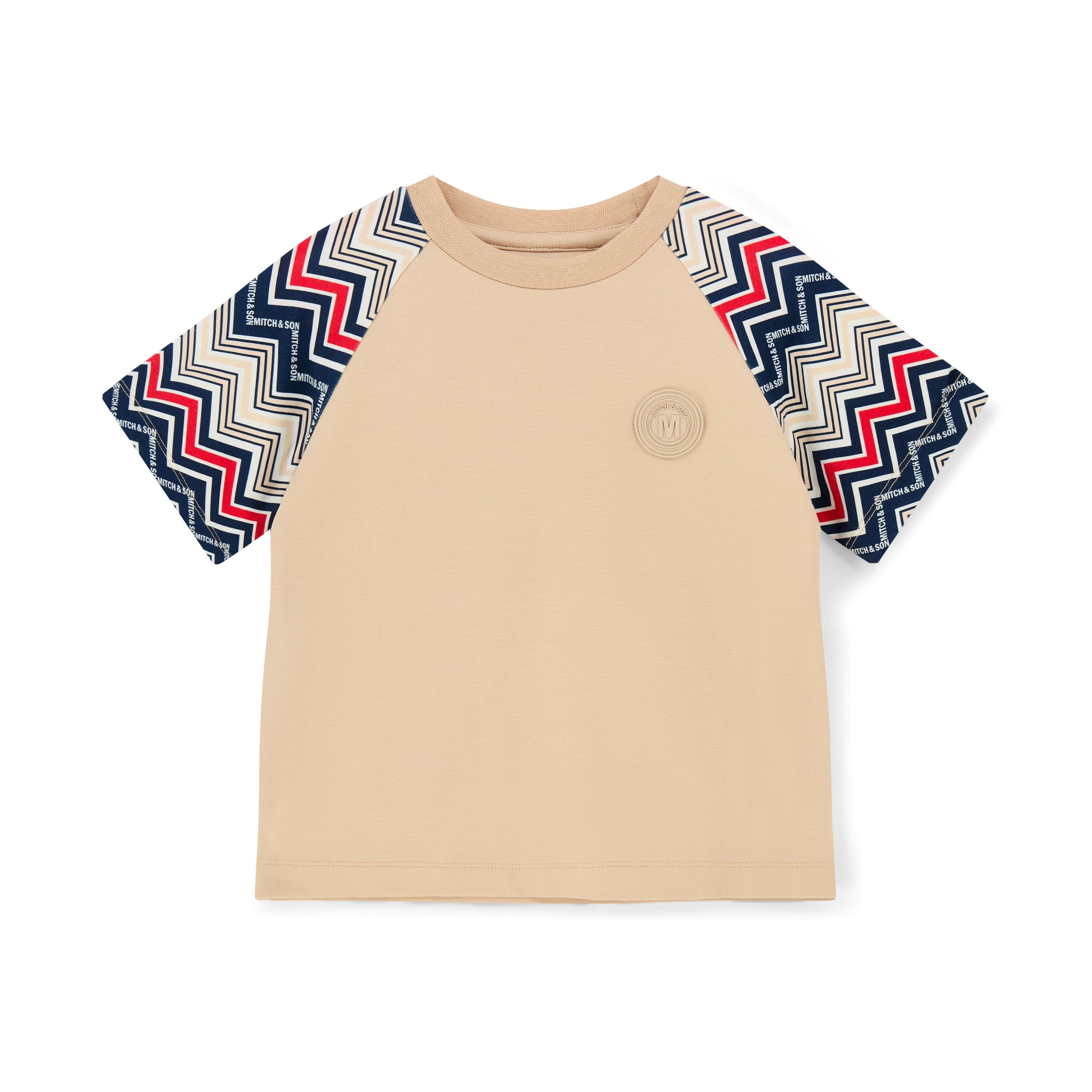 MITCH & SON - Chic Chevron JNR Paxton Soft Set - Stone Beige