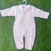 SOFIJA - Double Swan Babygrow - Pink