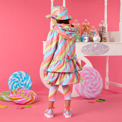 A DEE - Daphne Lollipop Love Stripe Raincoat - Coraline