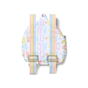 A DEE - Skylah Signature Summer Initial Prink Back Pack - White