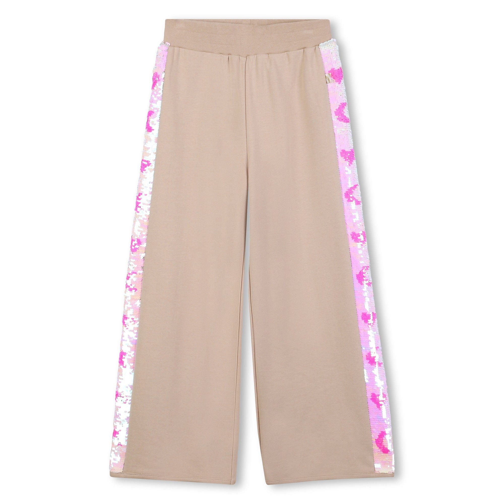 BILLIEBLUSH - Sequin Loungewear Set - Tan