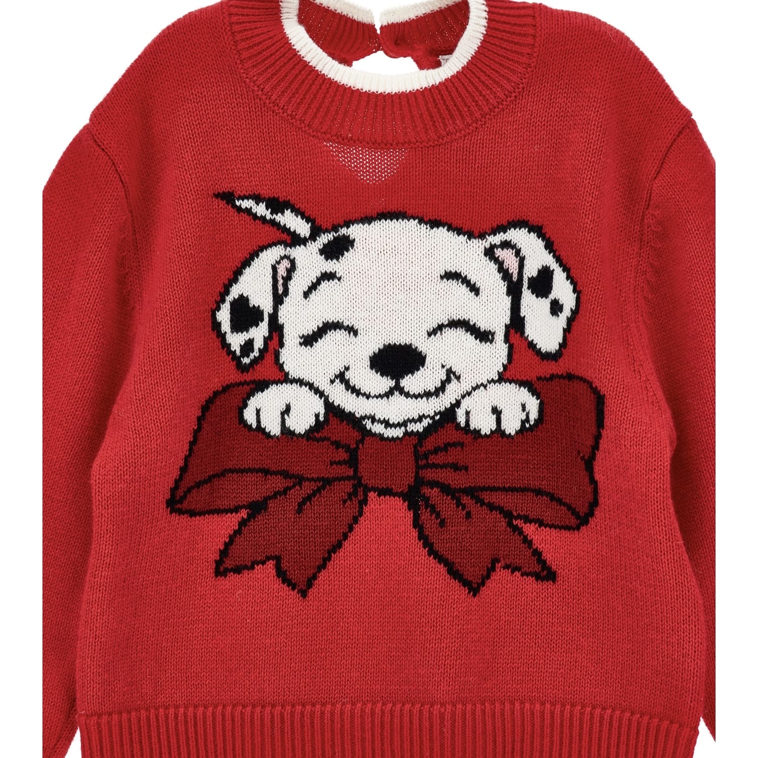 MONNALISA - Dalmatian Blouse, Jumper &  Skirt Set - Red