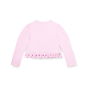 A DEE - Renee Bow-tique Chic Broderie Anglaise Cardi - Pink