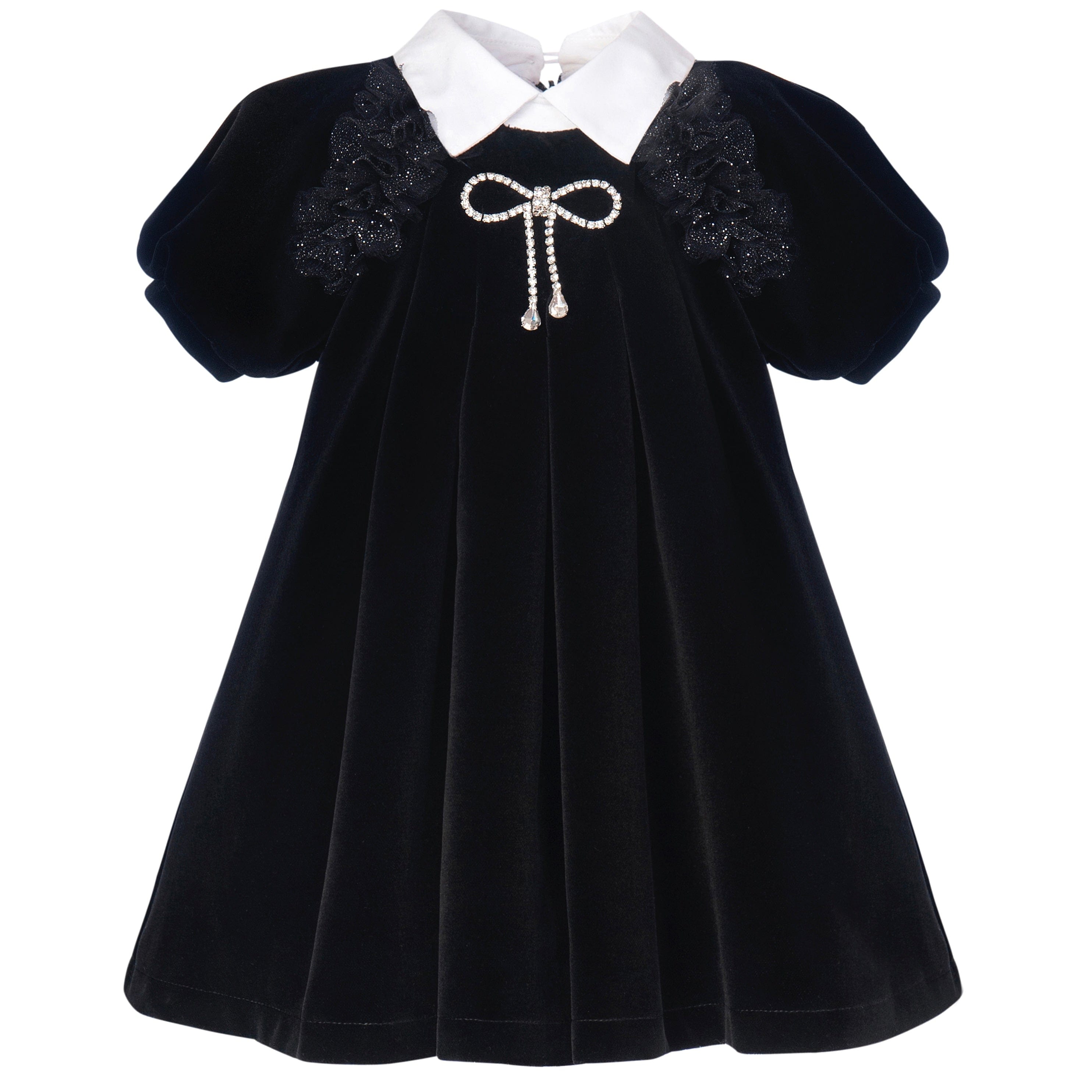 BALLOON CHIC - Velvet Dress - Black