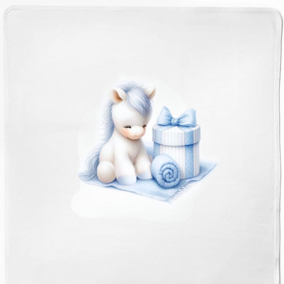 FIRST BABY - Carino Swaddle Blanket - Blue