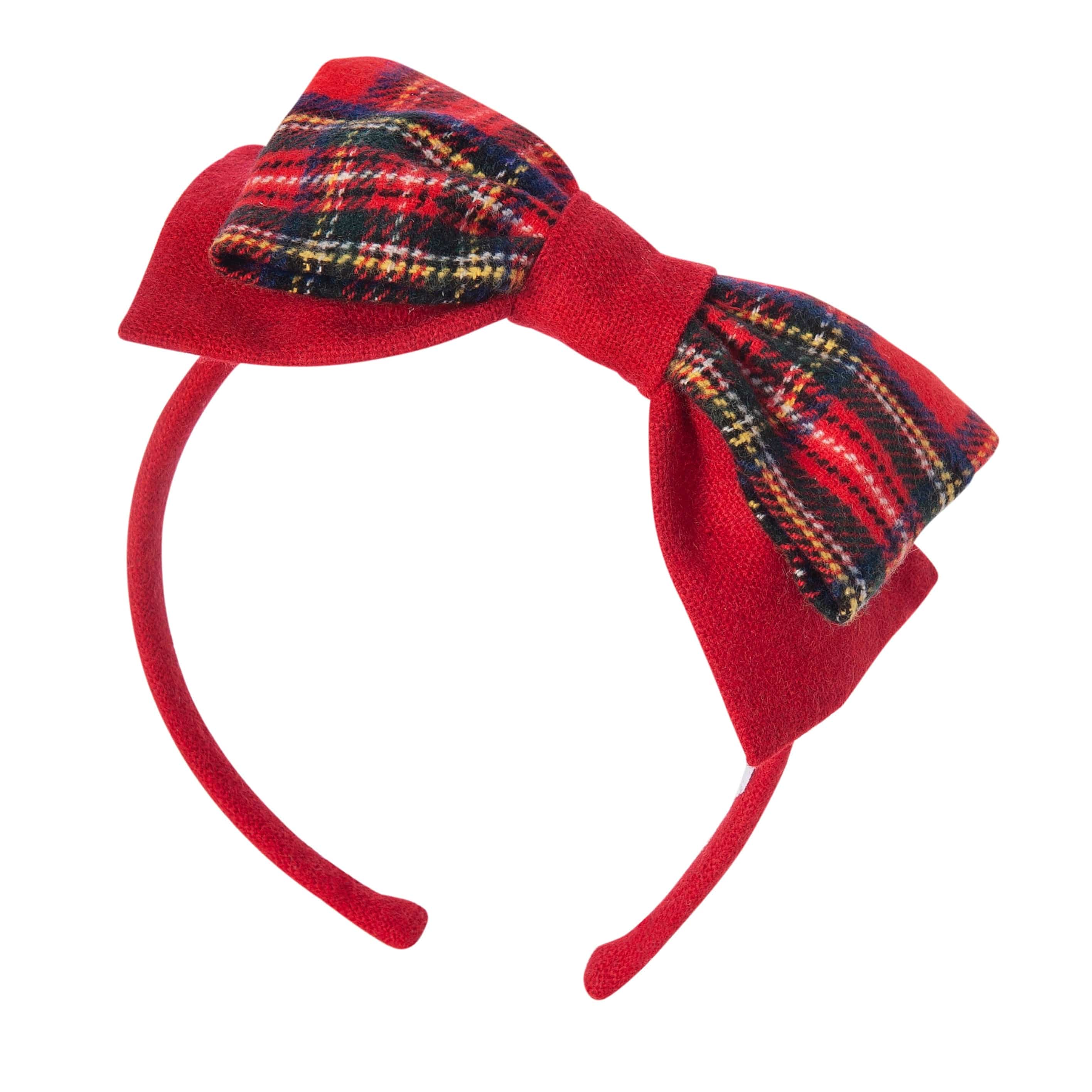 BALLOON CHIC - Tartan Hairband - Red