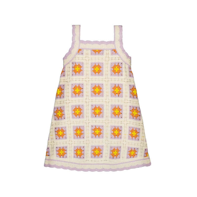 MAYORAL - Crochet Dress - Lilac
