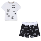 BOSS - Toddler 77 Swim Short Set  - Black