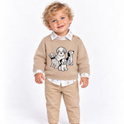 MAYORAL - Three Piece Trouser Set - Camel