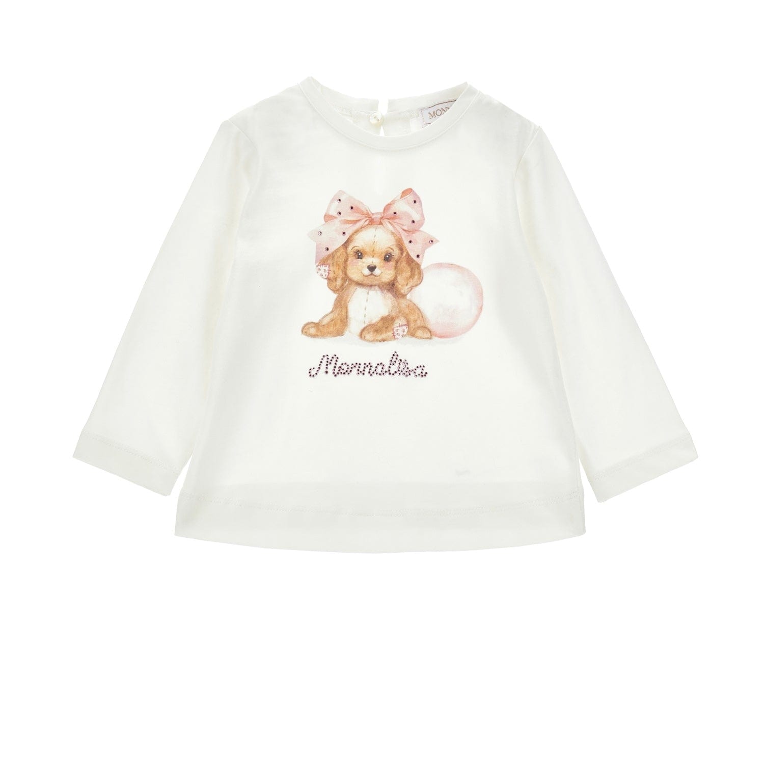 MONNALISA - Bebe Puppy Skirt Set - Pink