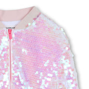 BILLIEBLUSH - Sequin Jacket With Top & Shorts - Pink