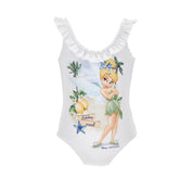 MONNALISA - Tinkerbell Swimsuit - White