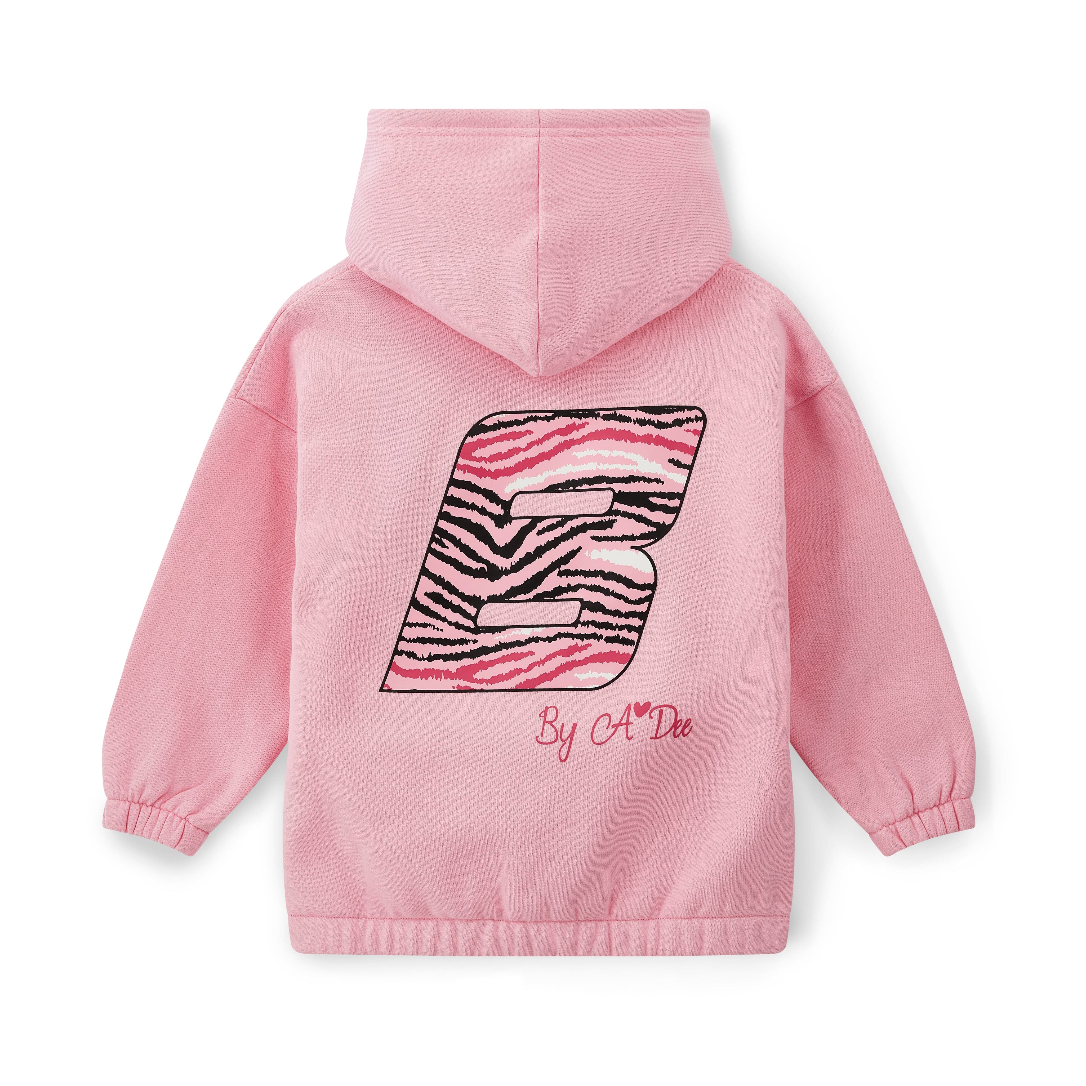BONINI BY A DEE - Oversized Hoodie Sparkle - Peony Pink