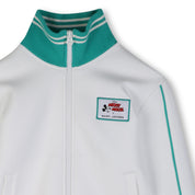 MARC JACOBS- Mickey Mouse Collab Zip Jersey Jacket - Ivory