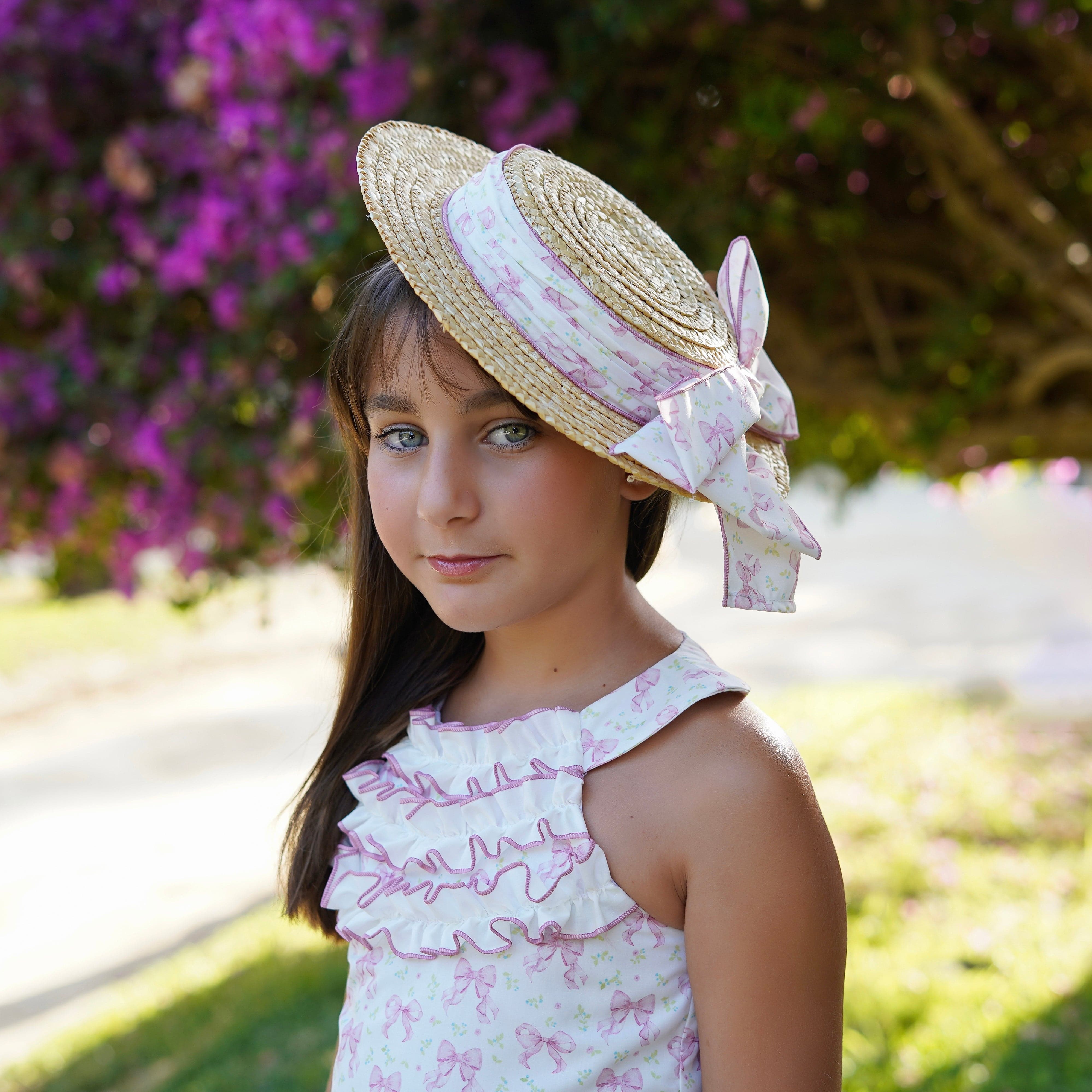 BABINE - Bow  Hat - Pink