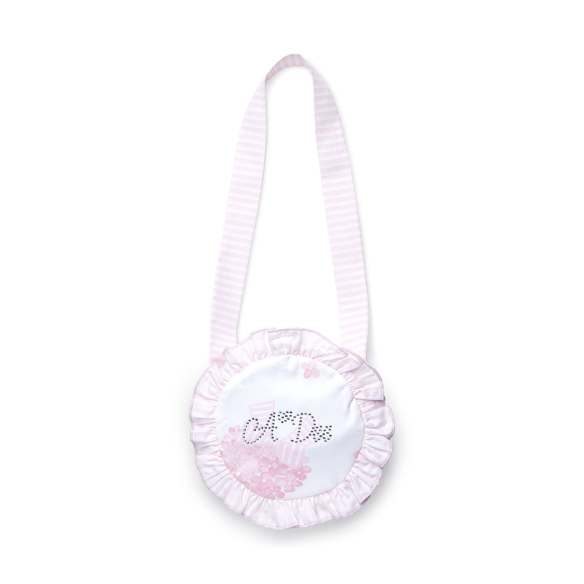 A DEE - Carly Heavenly Hydrangea Print Bag - Bright White