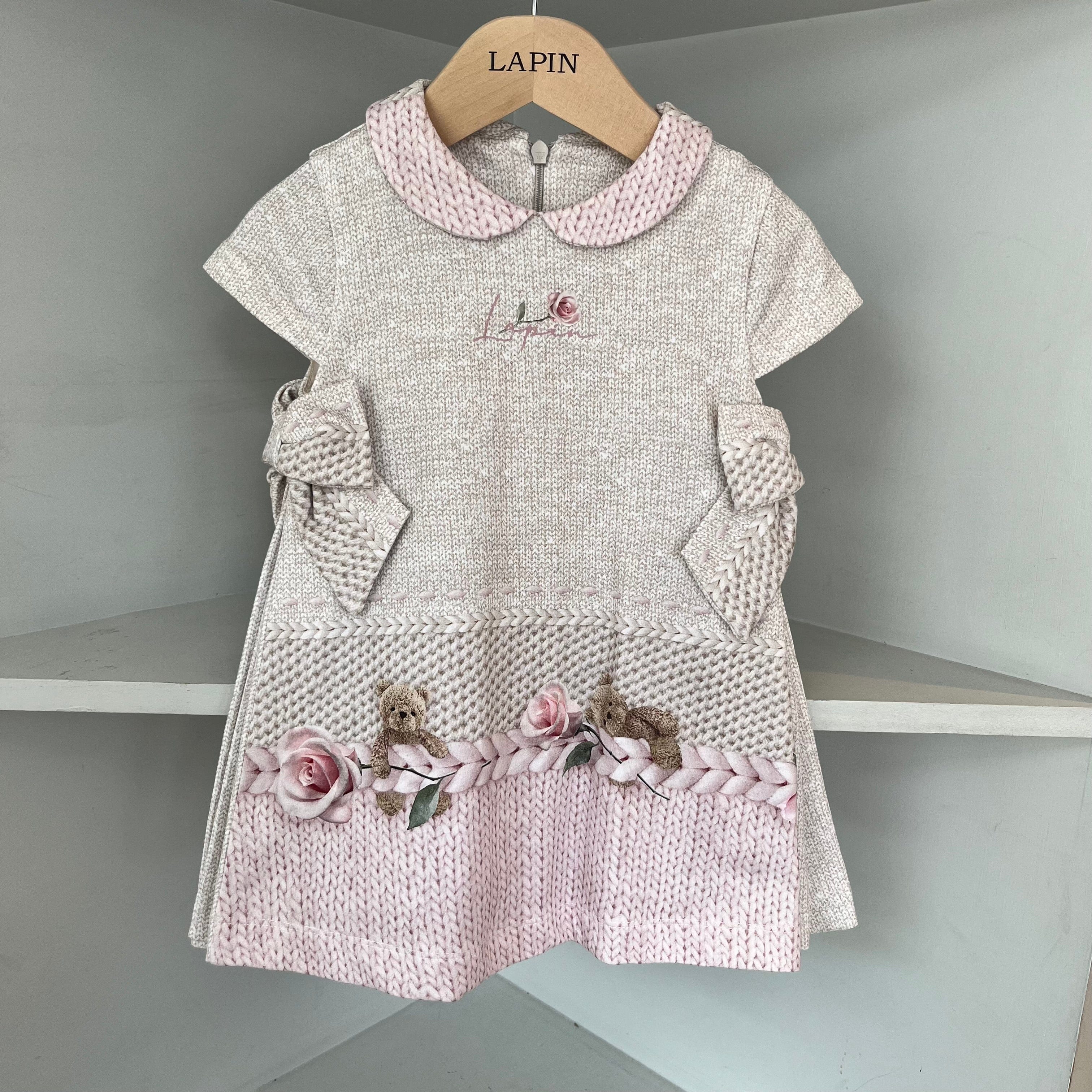 LAPIN HOUSE - Bear Dress - Pink