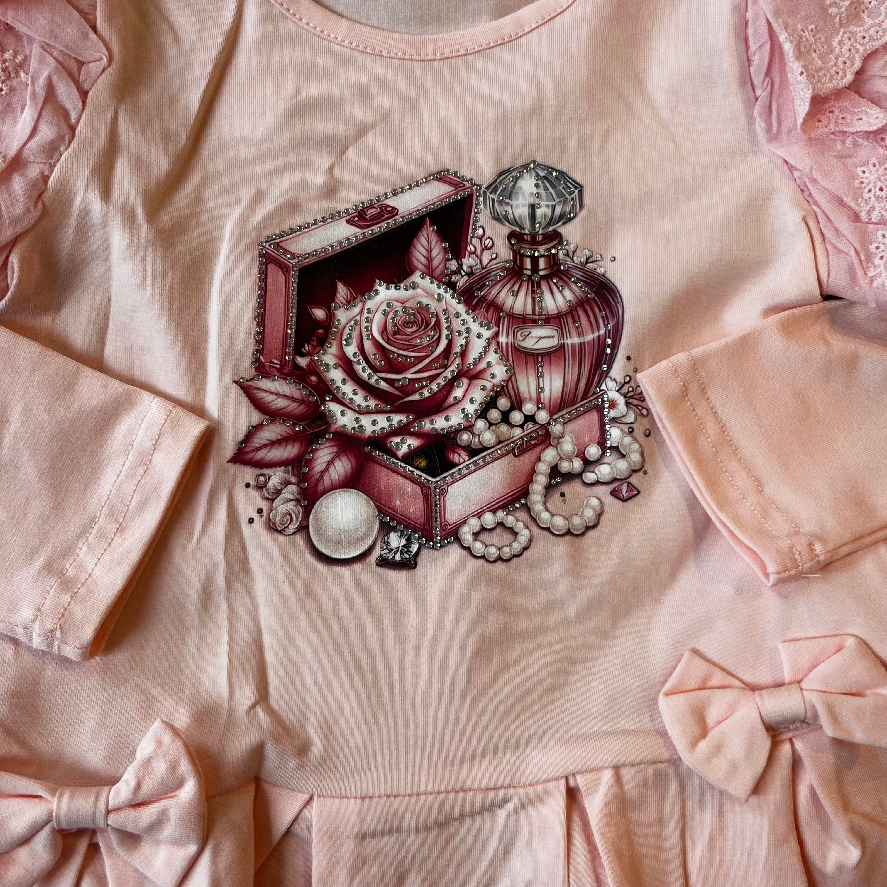 IS - Rose Leggings Set - Pink