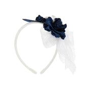 MONNALISA - Flower Frozen Hairband - Navy