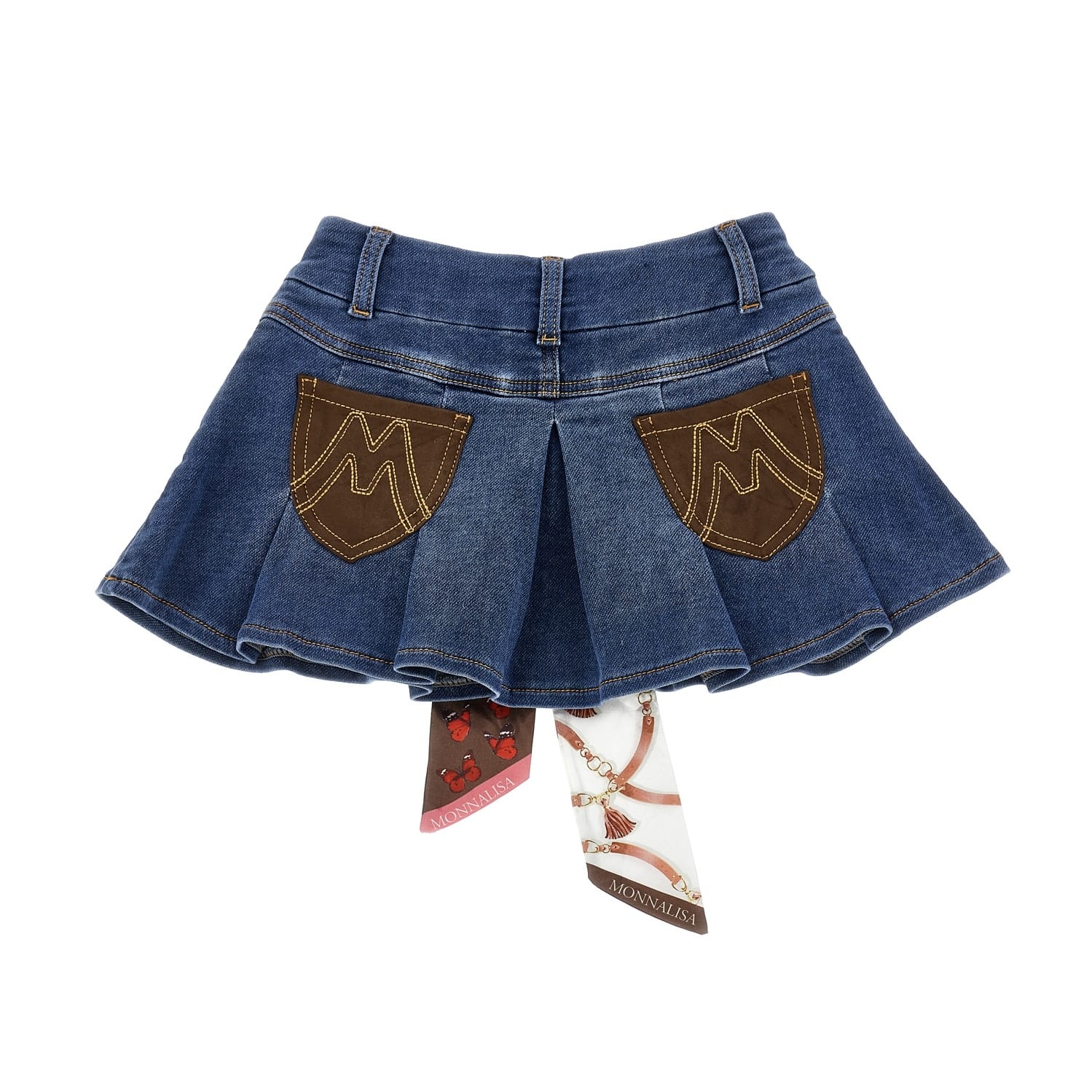 MONNALISA - Toy Story Top & Denim Skirt Set - Cream