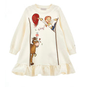 MONNALISA - Toy Story Jersey Dress - Cream