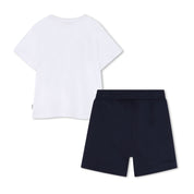 BOSS - Toddler Logo Short Set  - Navy