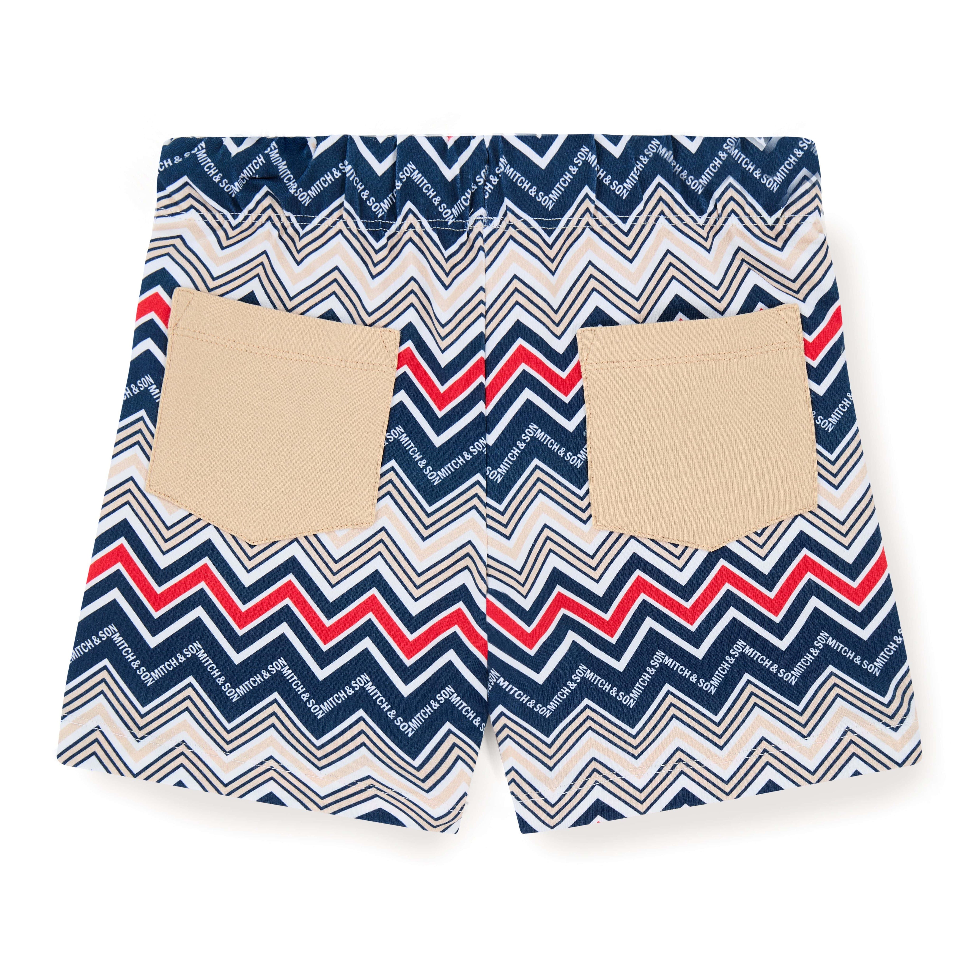 MITCH & SON - Chic Chevron JNR Paxton Soft Set - Stone Beige