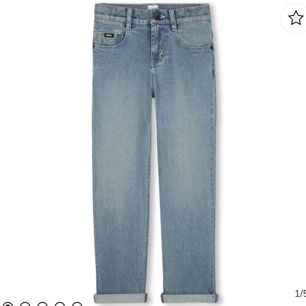HUGO BOSS - Five Pocket Denim Jeans - Stone Bleach