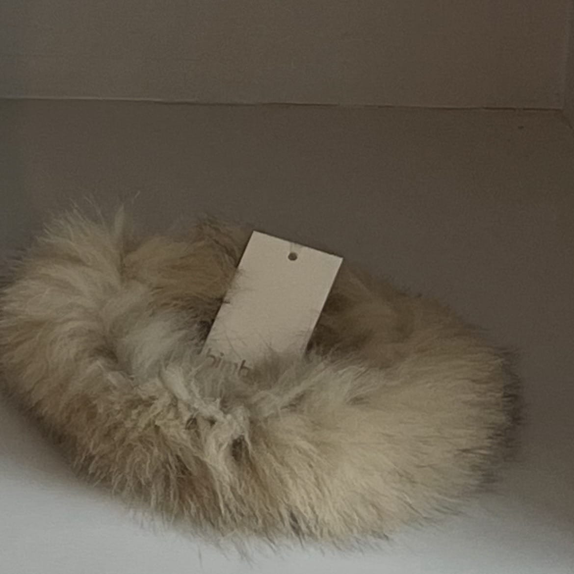 Bimbalo - Fur Hairband  - Camel