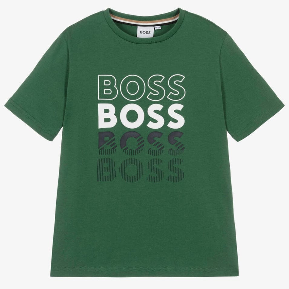 BOSS - Logo T Shirt - Green