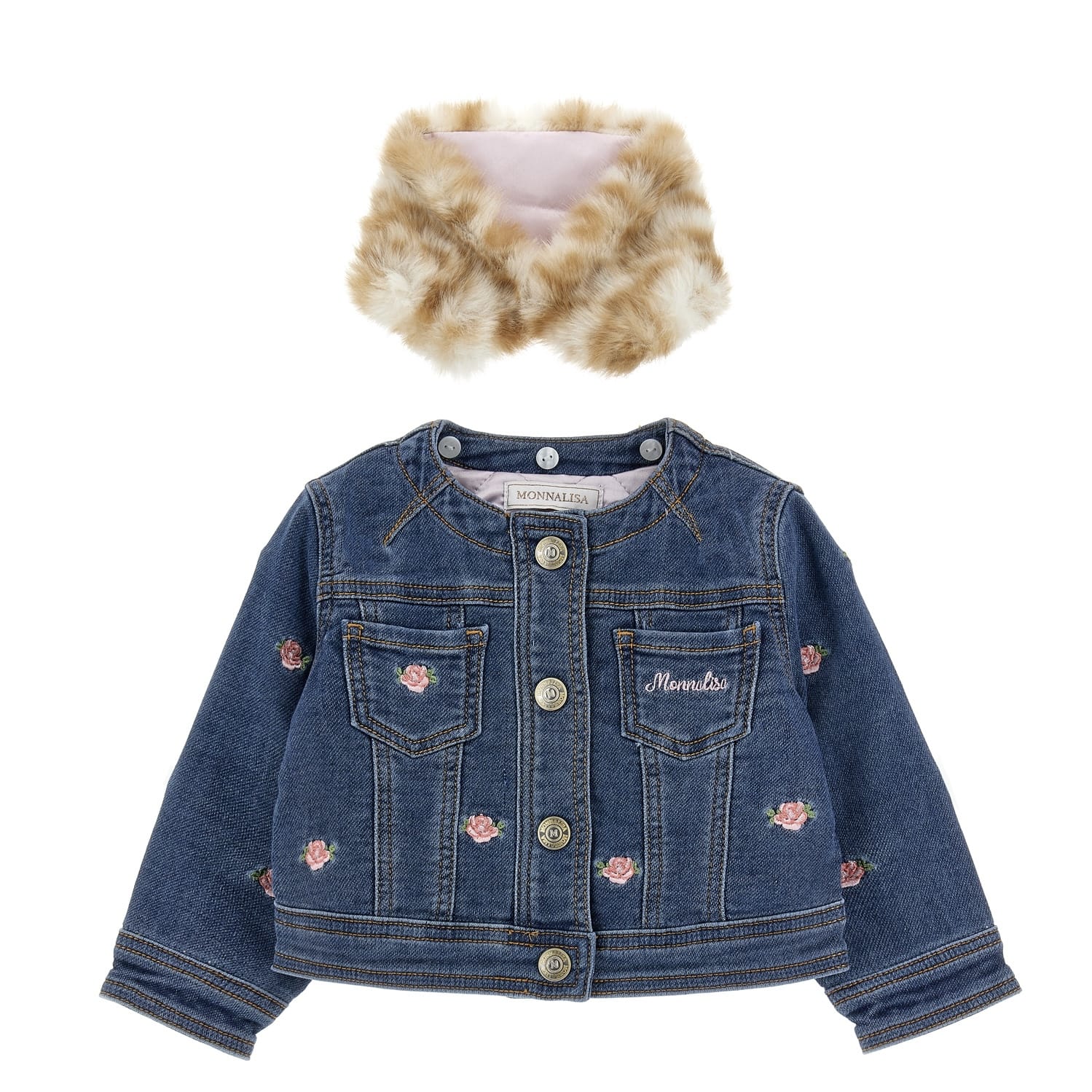 MONNALISA - Rose Jacket - Denim