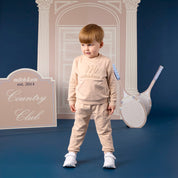 MITCH & SON - Classic Collection Seth - Crewneck Tracksuit - Stone Beige