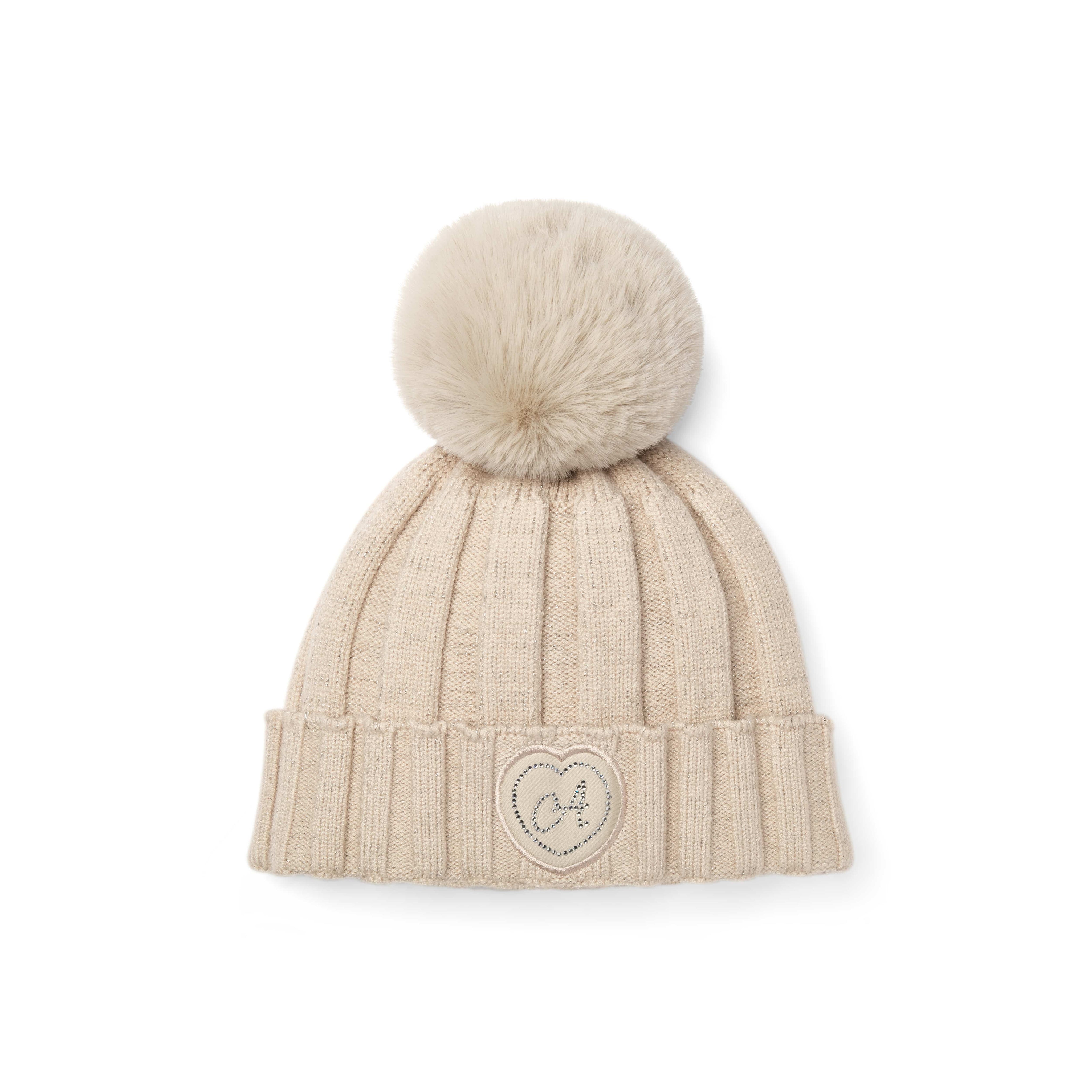 A DEE - Eau De A Dee Bobbie Pom Pom Hat - Stone Beige