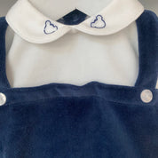 Coccode - Peter Pan Collar Babygrow - Blue