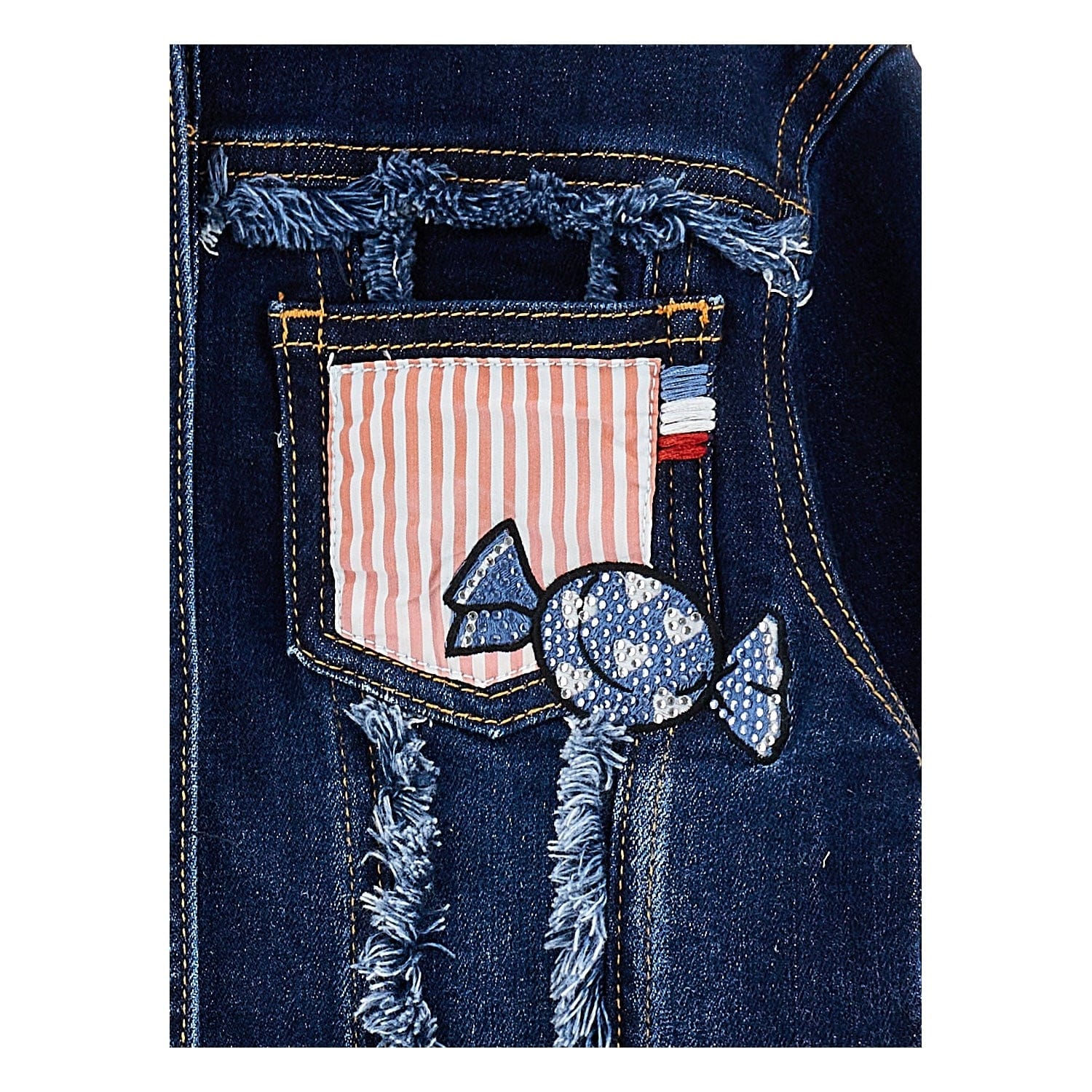 MONNALISA - Hello Kitty Denim Jacket - Blue