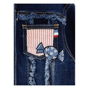 MONNALISA - Hello Kitty Denim Jacket - Blue
