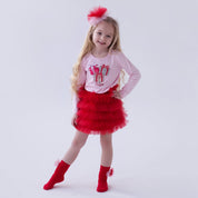Daga - Magical Surprises  Two Piece Tutu Skirt Set - Red