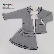 Rahigo - Three Piece Skirt Set  - Grey
