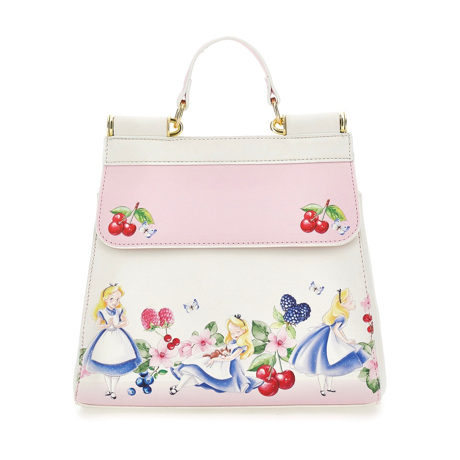 MONNALISA - Alice In Wonderland Handbag - White