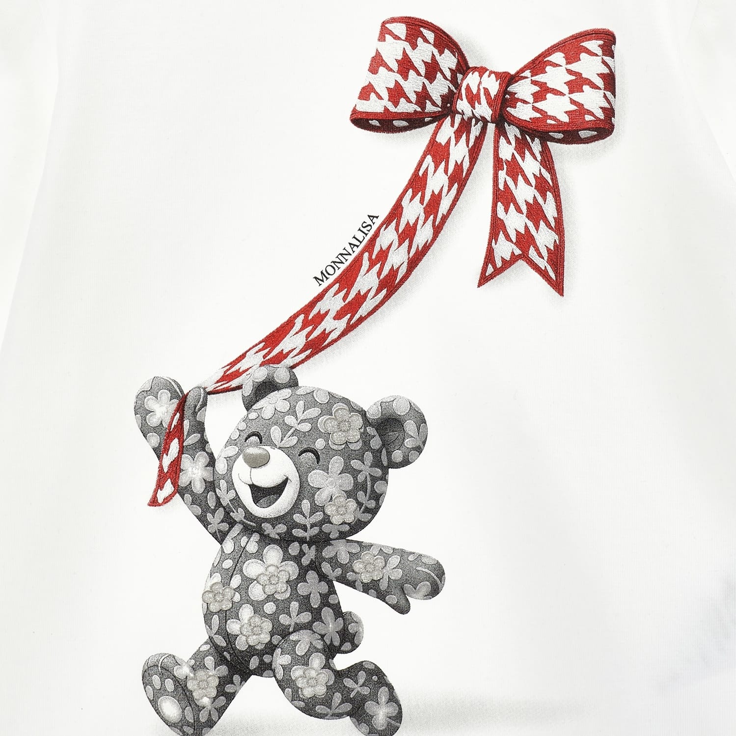 MONNALISA - Teddy Top &  Skirt Set - Red