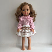 BABINE - Doll Blonde Hair Carousel Skirt Set - Pink