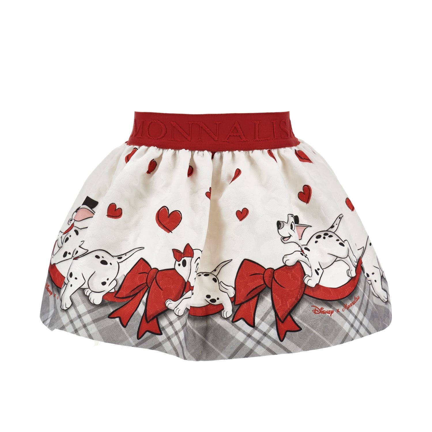 MONNALISA - Dalmatian Top &  Skirt Set - Red