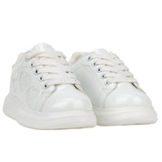 A DEE -  Queeny Chunky Heart Trainers - White
