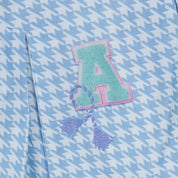 LAPIN HOUSE - Dog Tooth Pinafore Dress - Blue