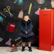 A DEE - Back To School Amie Short Jacket - Navy