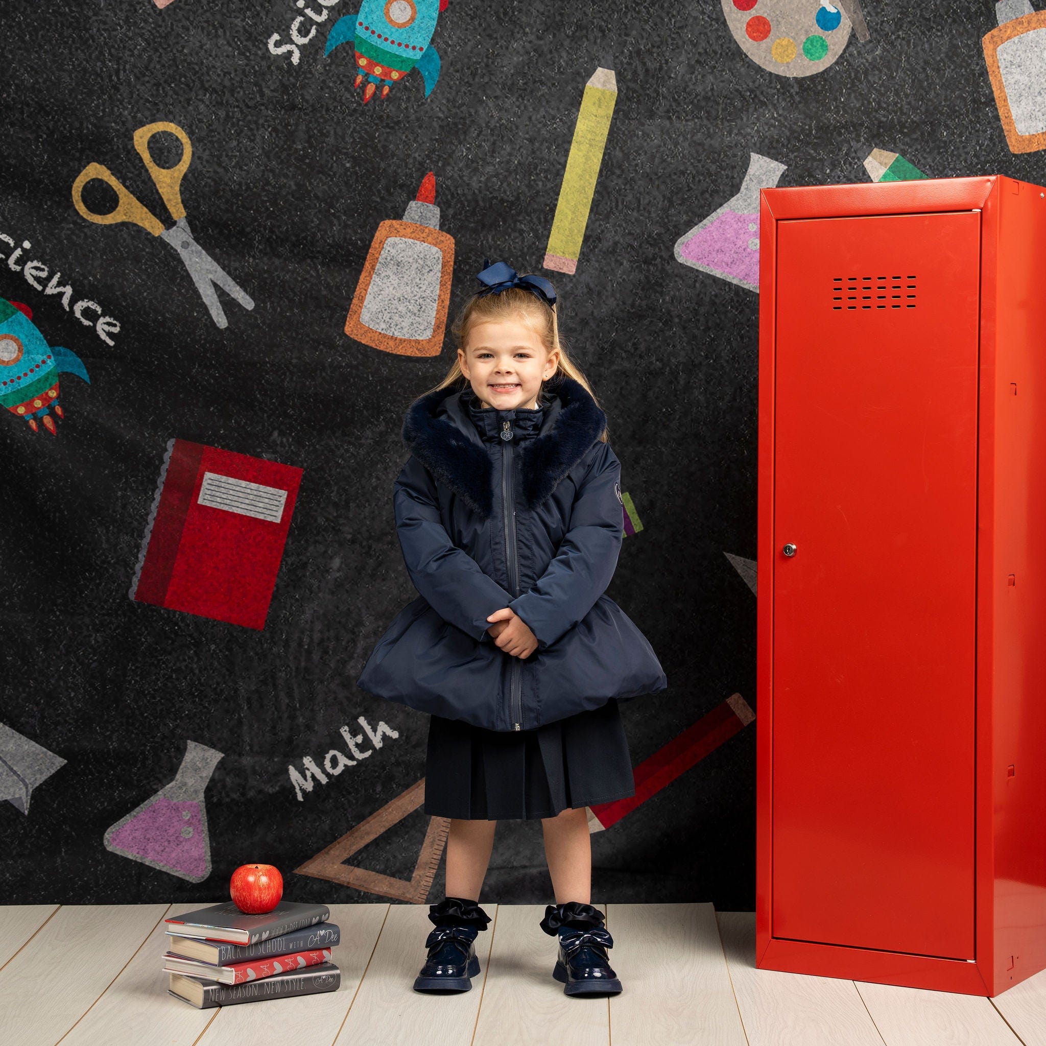 A DEE - Back To School Amie Short Jacket - Navy