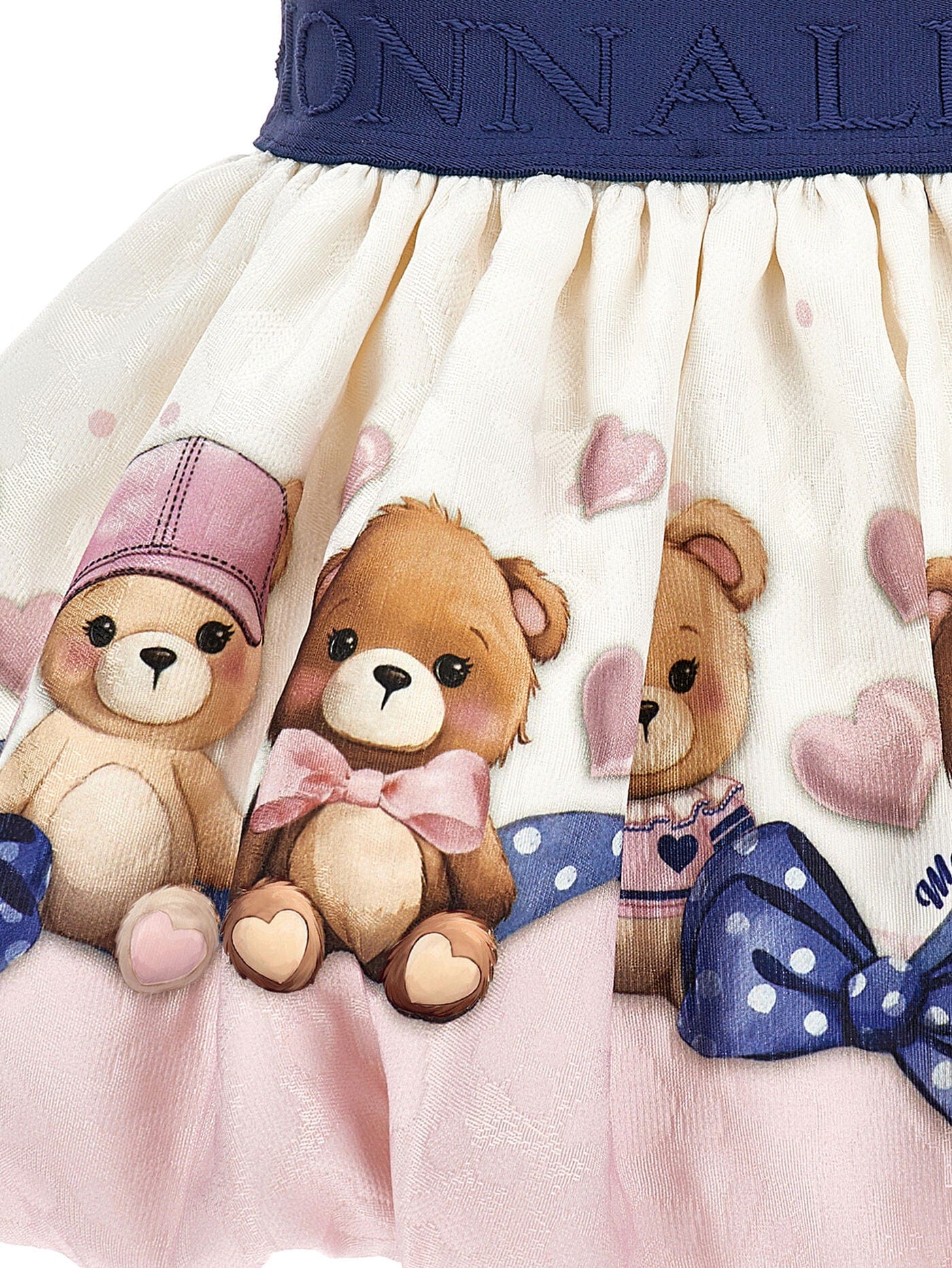 MONNALISA - Teddy Skirt Set - Cream